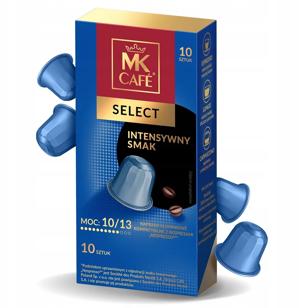 MK Cafe Nespresso Select kapsulės, 10 vnt.