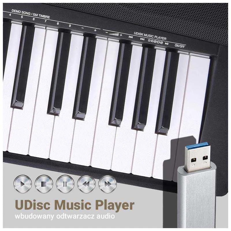 Skaitmeninis pianinas MK DP 881 su mokymosi klavišais