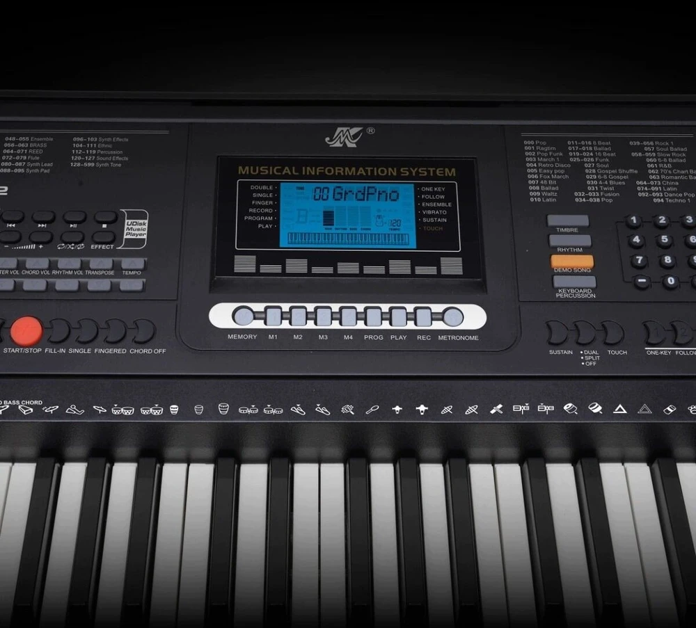 MK 812 Klaviatūra elektroninė edukacinė nešiojama