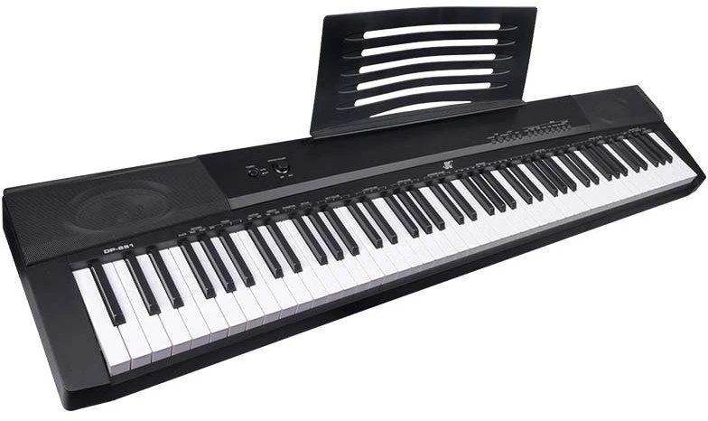 MK WP 881 skaitmeninis pianinas, klavišai, skirti mokytis groti