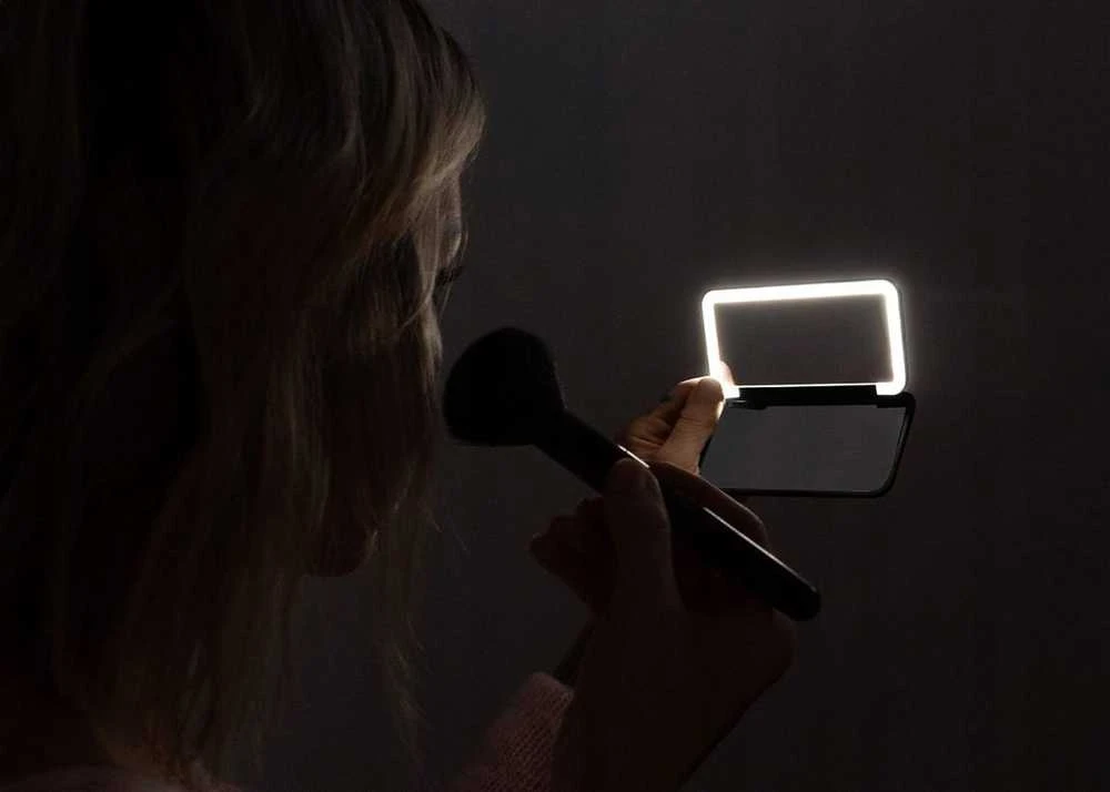 Kosmetinis veidrodėlis su LED apšvietimu, vidurnakčio KZ2020 CONCEPT