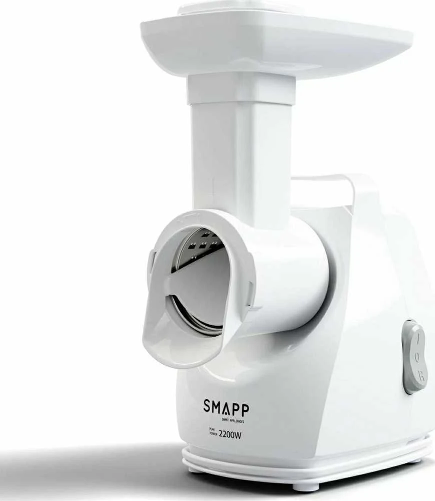 Mėsmalė Smulkintuvas su smulkintuvu SMAPP 490.81 2200 W Baltas