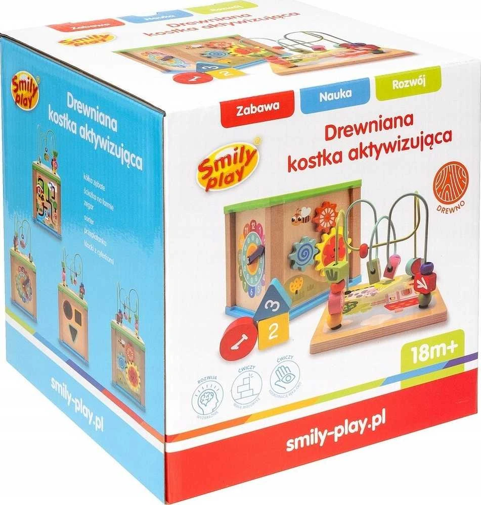 SMILY PLAY SPW84950 medinis veiklos kubas