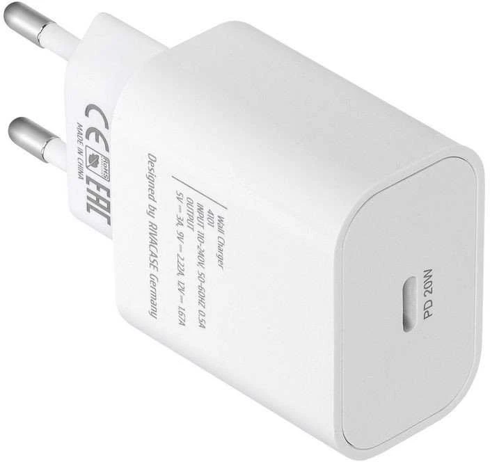 Įkroviklis RivaCase PS4101 W00 Universali (PS4101W00WHITE)