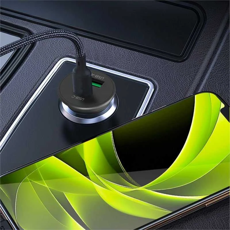 Automobilinis įkroviklis Mobile Origin 30W Super Car Charger CA19 - USB-C, USB-A