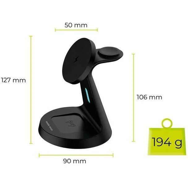 Mobile Origin 3in1 belaidis magnetinis stovas PW9