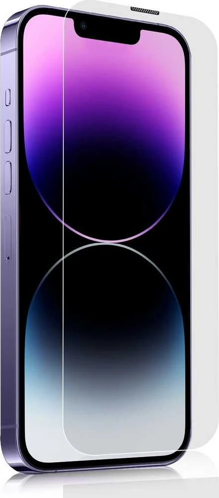 „Mobile Origin“ ekrano apsaugos „iPhone 14 Plus / 13 Pro Max“ su lengvai aplikuojamais apsauginiais lipdukais, 2 vnt. pakuotėje.