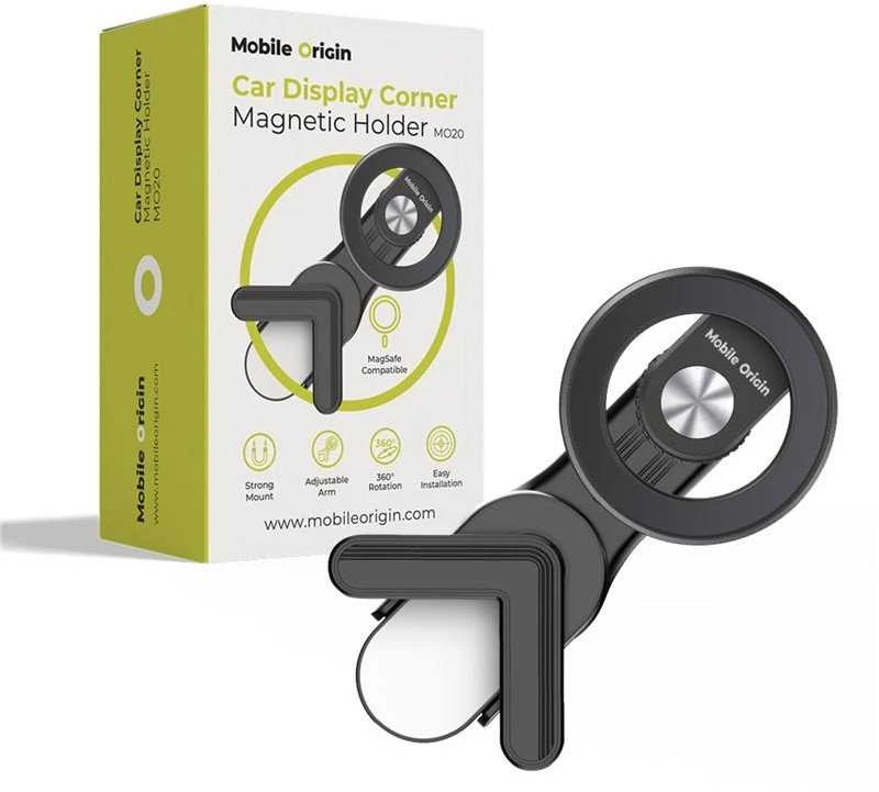 Automobilinis laikiklis Mobile Origin Car Ekranas Corner Magnetic Holder, MO20