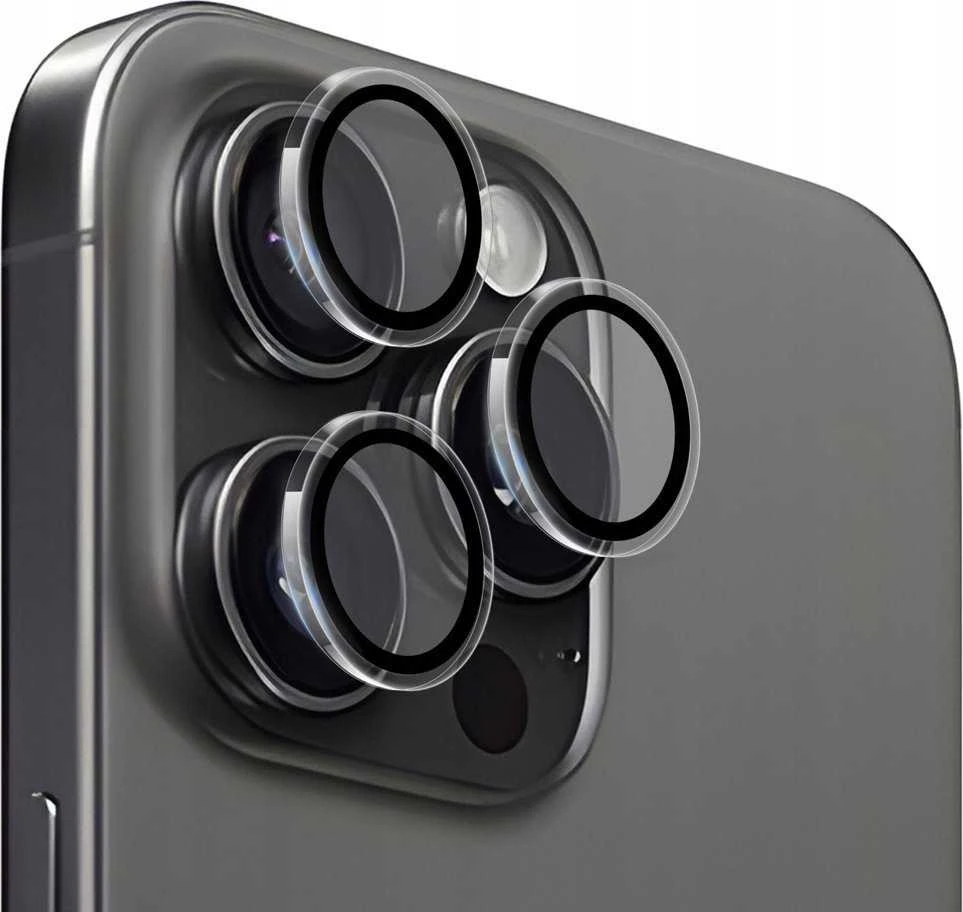 Mobile Origin „Easy Lens“ apsauginiai dėklai, skaidrūs – „iPhone 15 Pro/15 Pro Max“