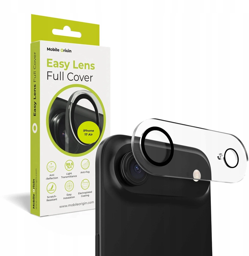 „Mobile Origin Easy Lens“ visiškai uždengiantis, skaidrus – „iPhone Air“