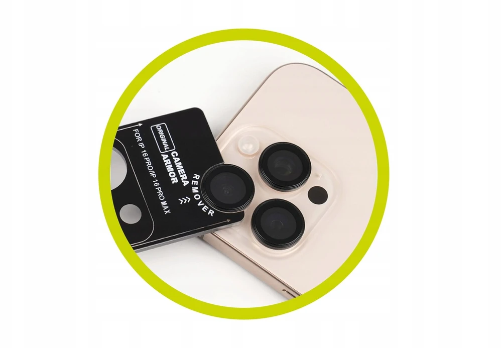 „Mobile Origin Easy Lens Guards“, juodas – „iPhone Air“