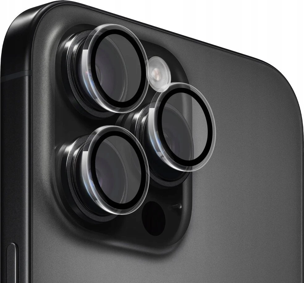 „Mobile Origin Easy“ objektyvo apsaugos, skaidrios – „iPhone 16 Pro/16 Pro Max“