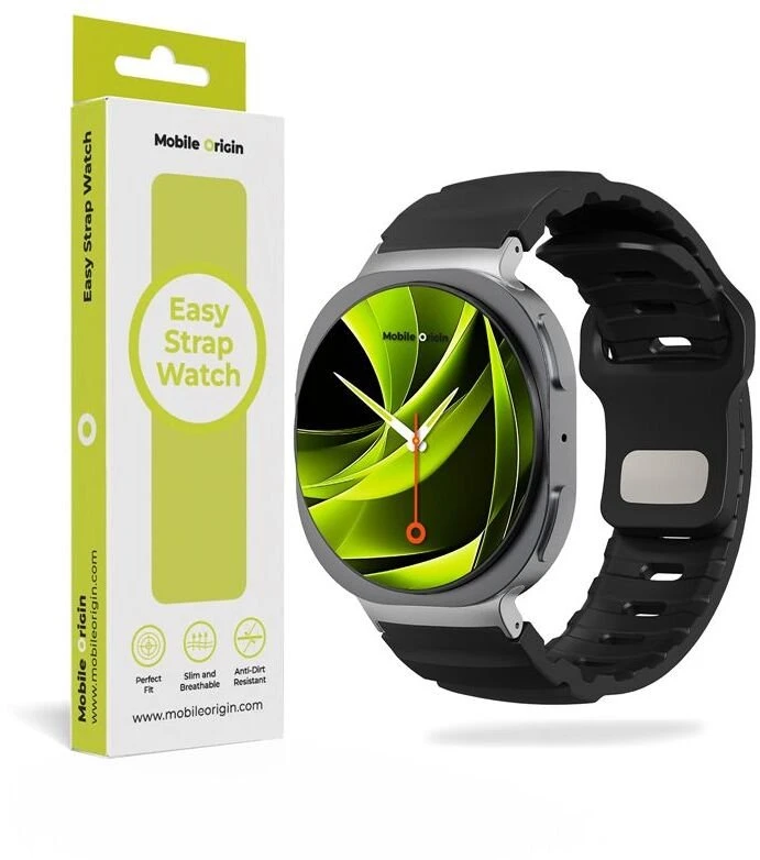 „Mobile Origin Easy Strap“ „Galaxy Watch 8“ juodas