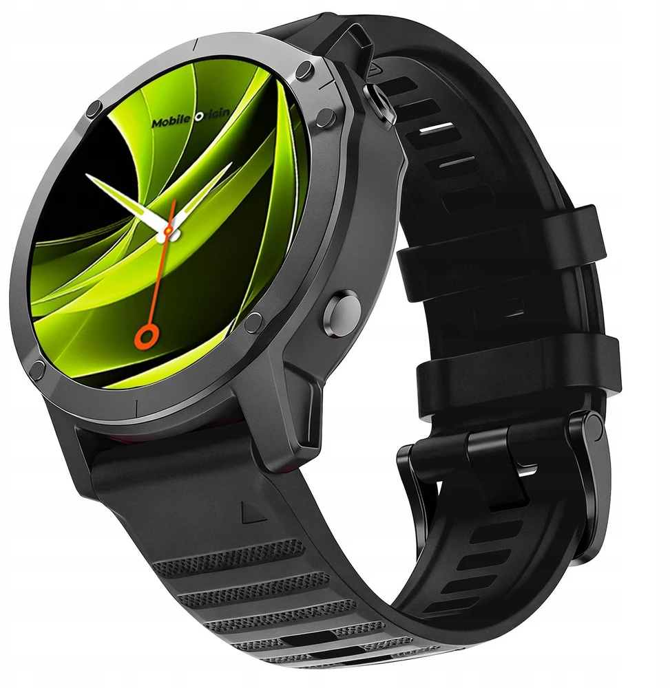 Mobile Origin Lengvai keičiamas Quick Fit dirželis, skirtas Garmin ES2, 26 mm, juodas
