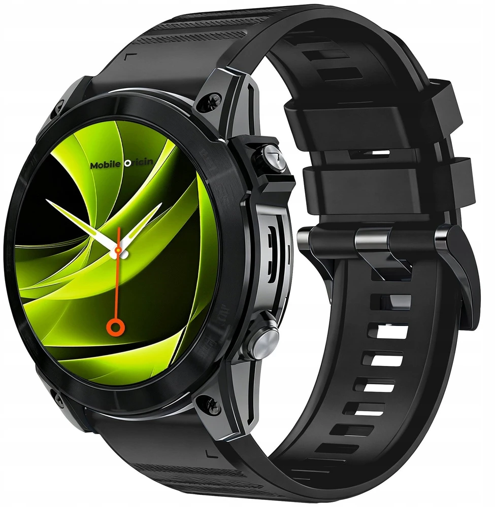 Mobile Origin Lengvai keičiamas Quick Fit dirželis, skirtas Garmin ES2, 26 mm, juodas