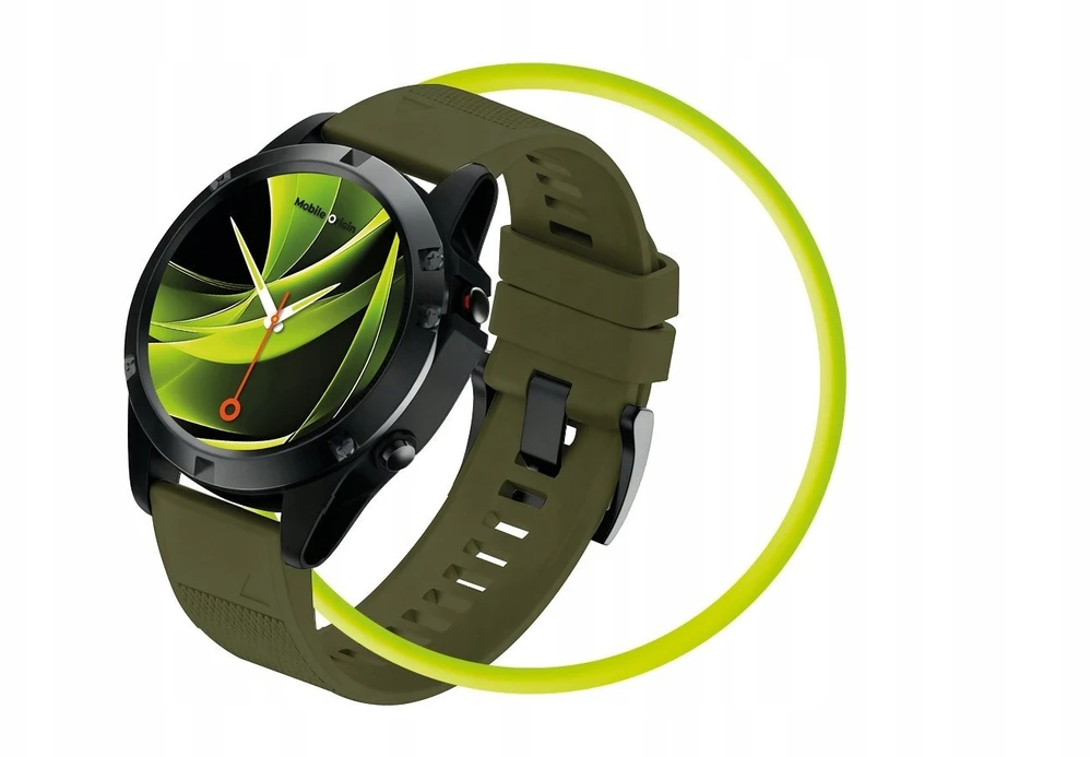 Mobile Origin Greito tvirtinimo dirželis "Quick Fit", skirtas Garmin ES1, 20 mm, tamsiai žalias