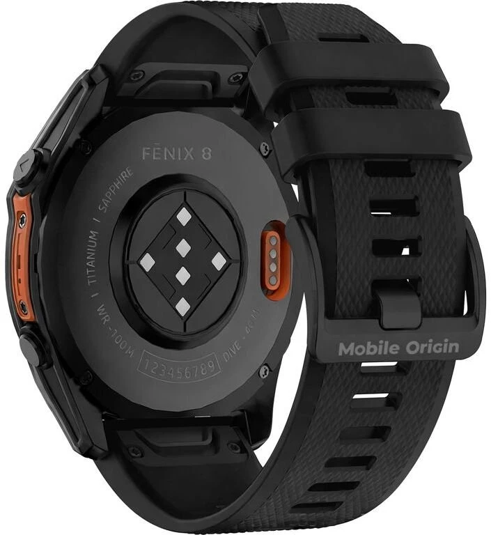 Mobile Origin Patogus greito tvirtinimo dirželis, skirtas Garmin ES1, 26 mm, juodas
