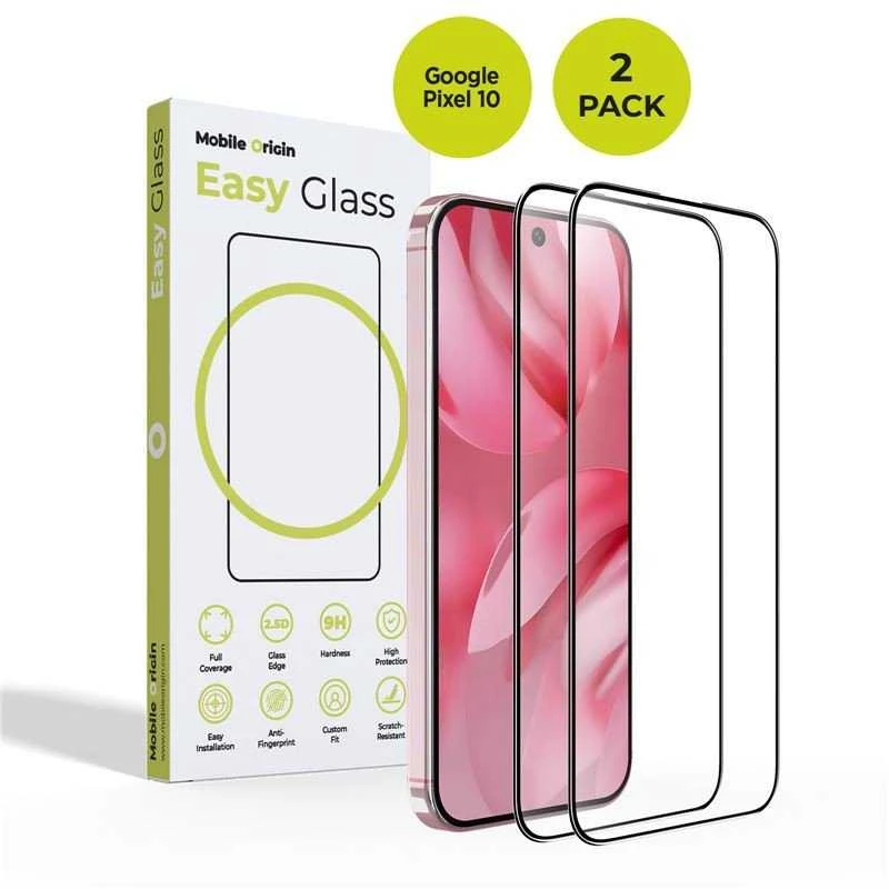 Mobile Origin „EasyGlass“ „Google Pixel 10“, 2 vnt. pakuotė