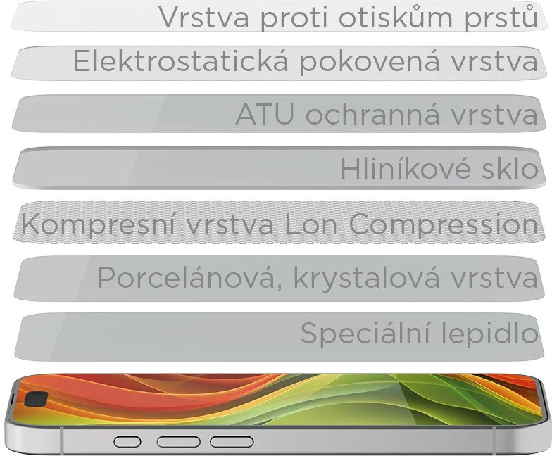 Mobile Origin „EasyGlass iPhone 15 Pro“, 2 vnt. pakuotė