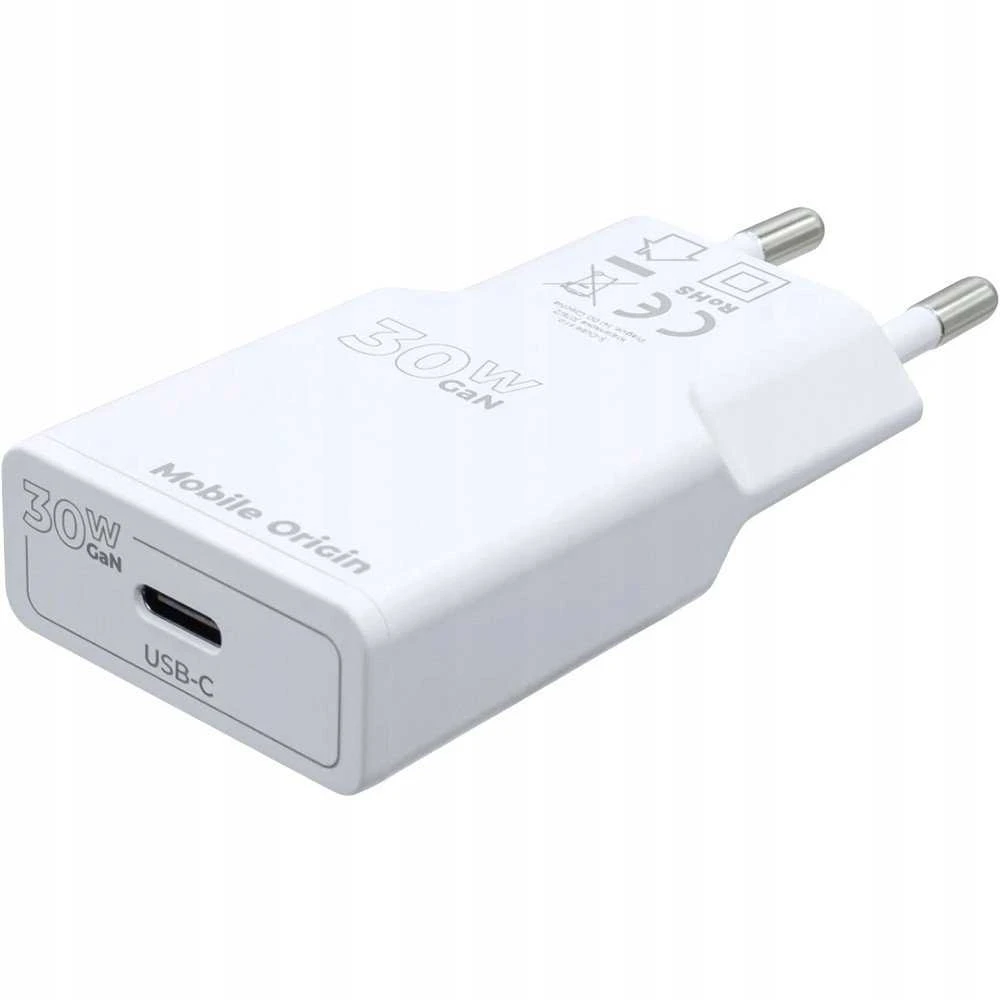 Įkroviklis Mobile Origin GaN 30W Slim Charger TÃœV, MO17 - USB-C