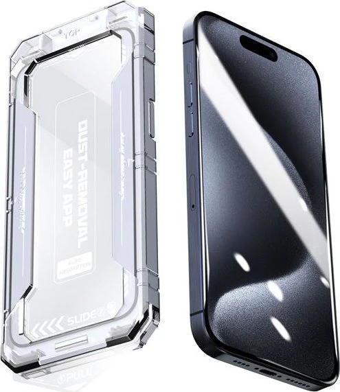 „Mobile Origin Geltona“ ekrano apsauga su paprastu uždėjimu, skirta „iPhone 16 Pro“