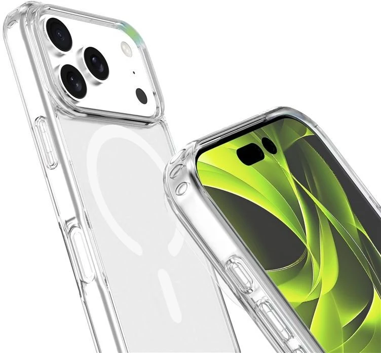 Mobile Origin Exkluzivni Mobile Origin Hibridinis „MagSafe“ dėklas, skaidrus – „iPhone 17 Pro Max“