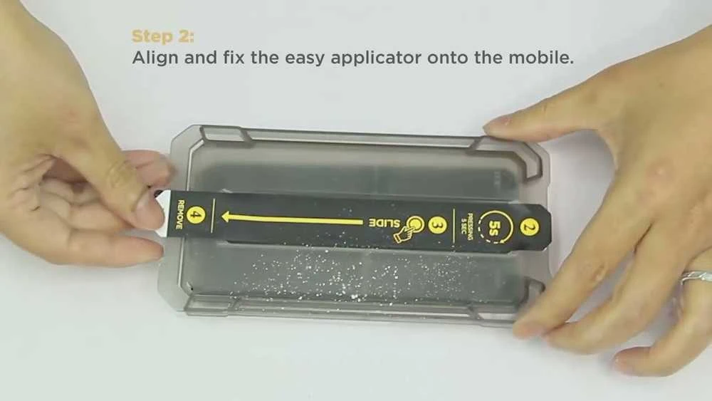 Mobile Origin lengvai uždedamas ekrano apsauginis dėklas – „iPhone 12 Pro“