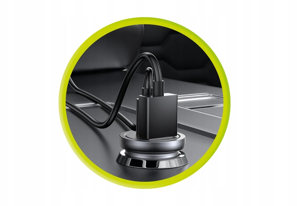Mobile Origin metalinis automobilinis įkroviklis 30 W, CA12 - USB-C, USB-A