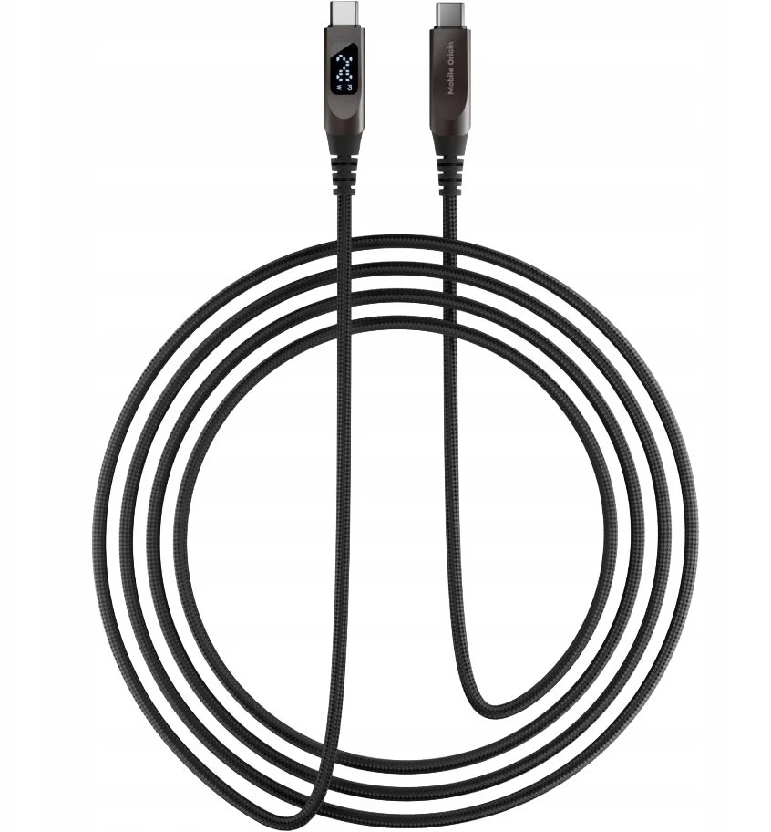 „Mobile Origin“ 240 W „Ekranas“ USB-C į USB-C laidas, 1,5 m, CB4
