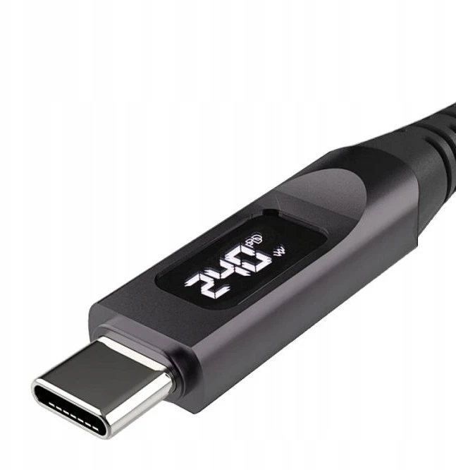 „Mobile Origin“ 240 W „Ekranas“ USB-C į USB-C laidas, 1,5 m, CB4