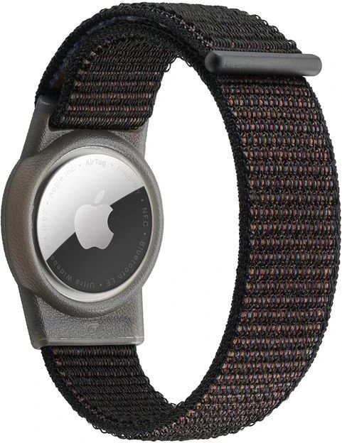 Dėklas Mobile Origin AirTag Strap, juodas cosmonaut