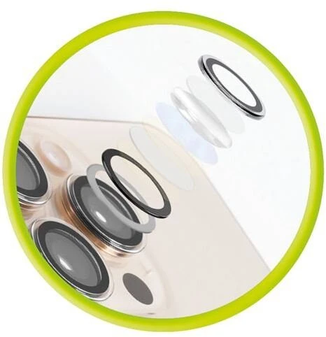 „Mobile Origin Easy Lens Protections“, skaidrus – iPhone 17 Pro / 17 Pro Max