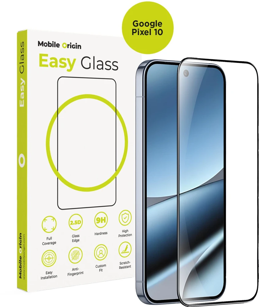 Ekrano stiklo apsaugos Mobile Origin EasyGlass Google Pixel 10