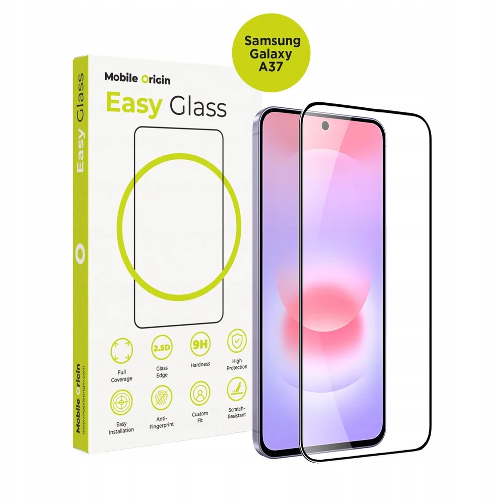 Ekrano stiklo apsauginiai stiklai „Mobile Origin EasyGlass“ „Samsung Galaxy A37“