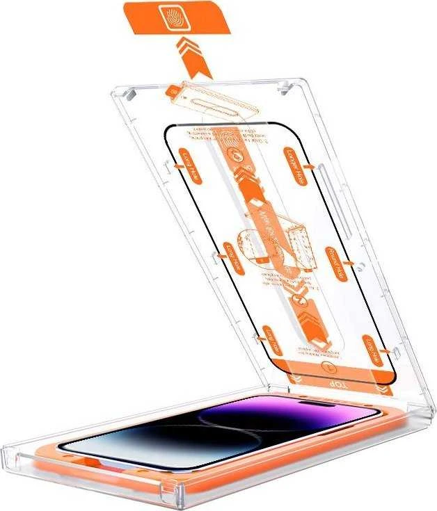 „Mobile Origin“ ekrano apsaugos iPhone 11 Pro / XS / X su lengvai aplikuojamais lipdukais, 2 vnt. pakuotėje.
