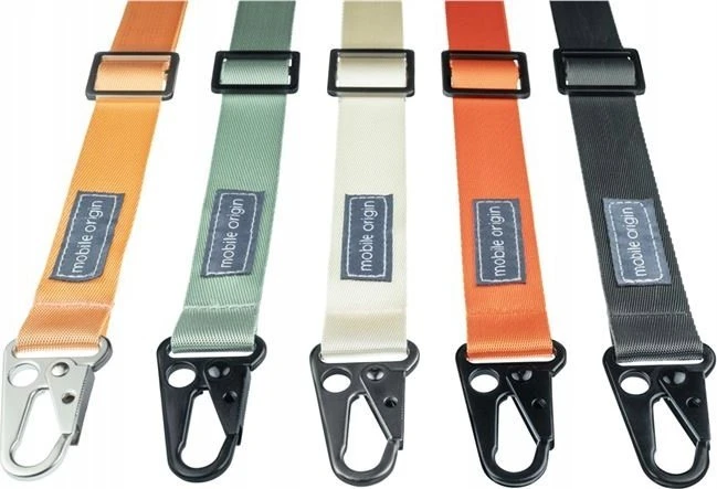 Dirželis Mobile Origin Lanyard tape 25mm, Oranžinis, 84 - 165cm