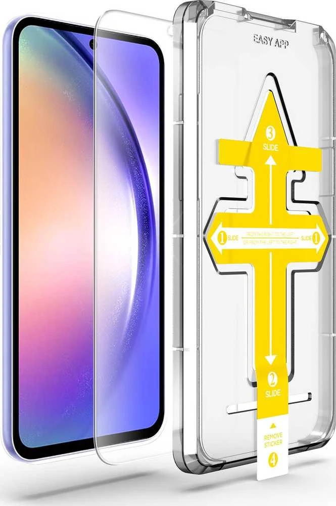 „Mobile Origin“ ekrano apsauga „Samsung Galaxy A54 5G“ su rodyklės aplikatoriumi