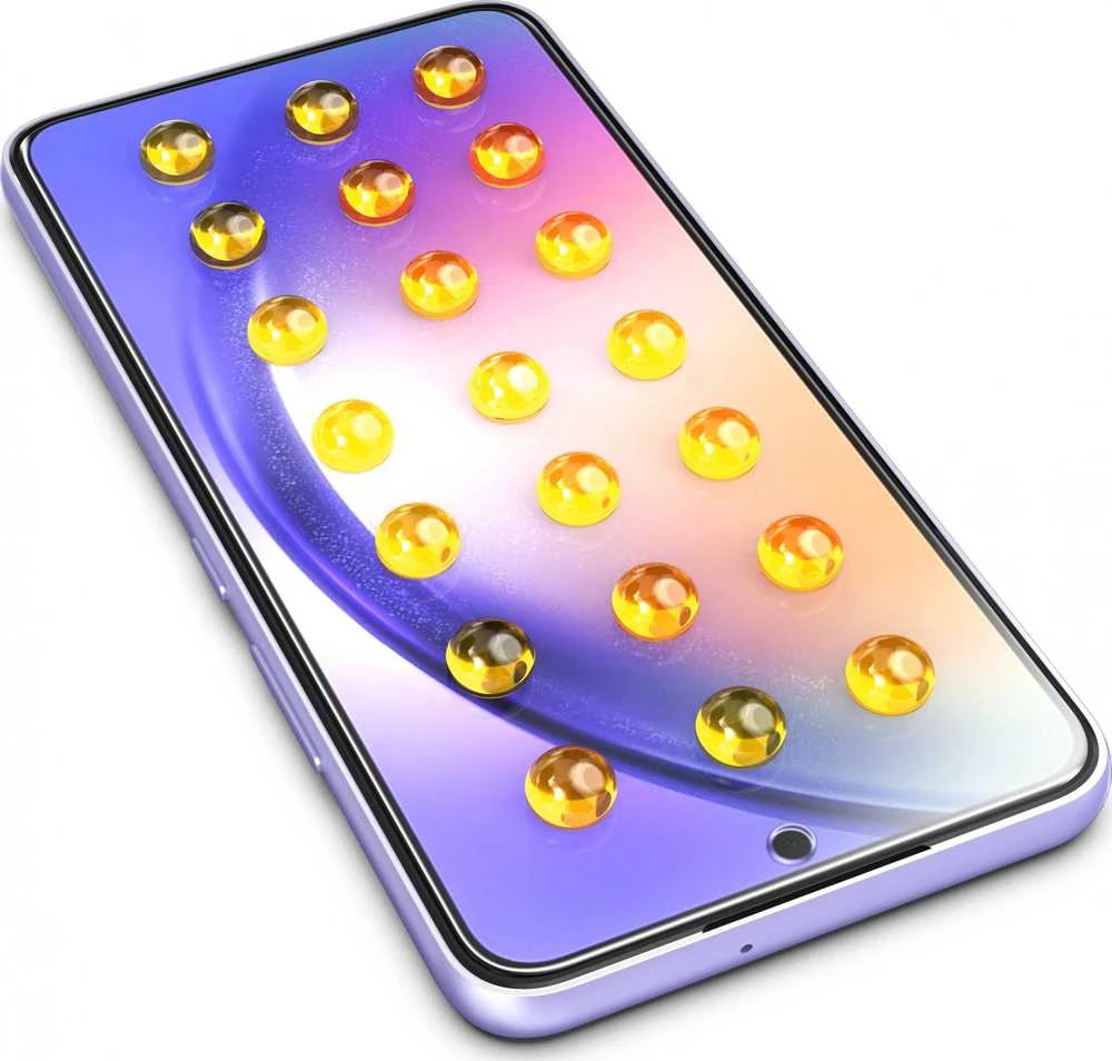 „Mobile Origin“ ekrano apsauga „Samsung Galaxy A54 5G“ su rodyklės aplikatoriumi