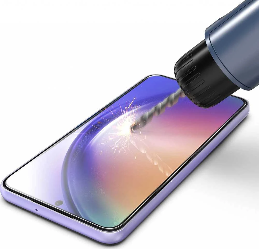 „Mobile Origin“ ekrano apsauga „Samsung Galaxy A54 5G“ su rodyklės aplikatoriumi