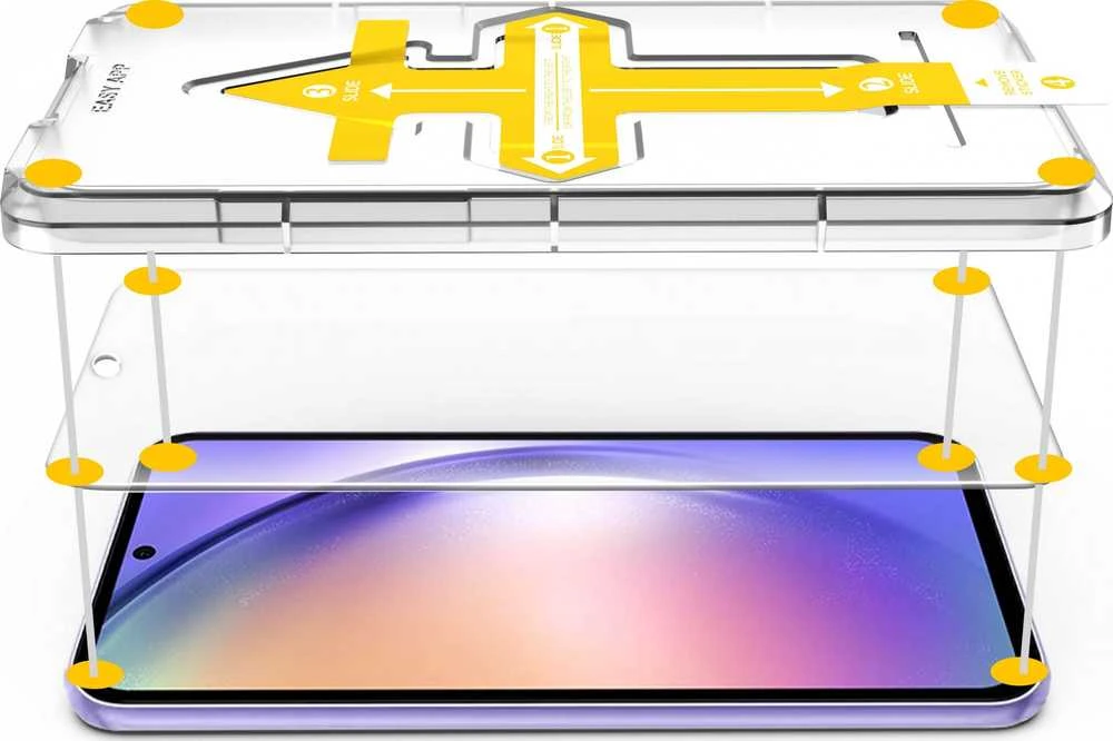 „Mobile Origin“ ekrano apsauga „Samsung Galaxy A54 5G“ su rodyklės aplikatoriumi