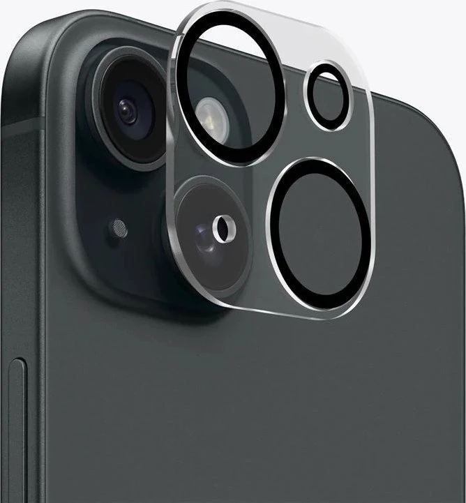 „Mobile Origin Easy Lens“ pilnas dangtelis, skaidrus – iPhone 15 / 15 Plus