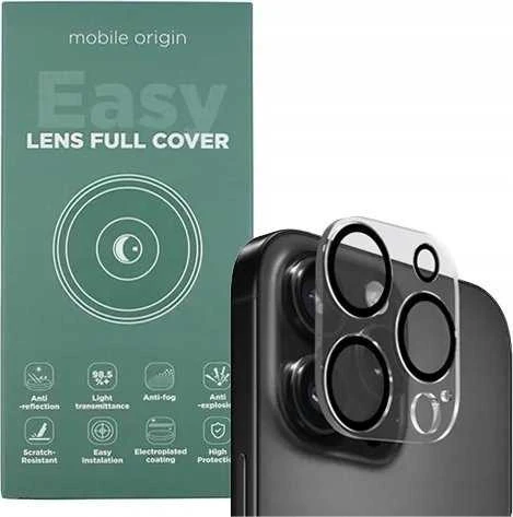 „Mobile Origin Easy Lens“ pilnas dangtelis, skaidrus – „iPhone 14 Pro / 14 Pro Max“