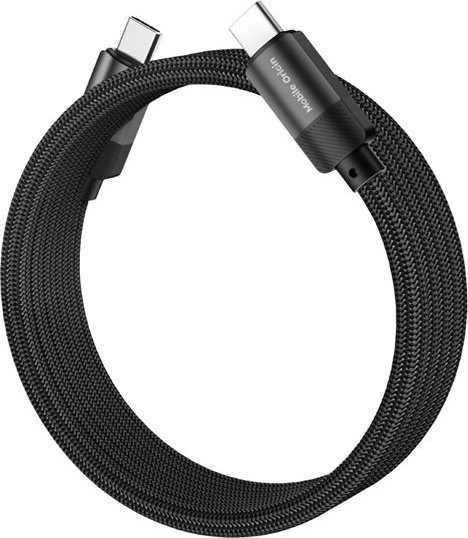 Mobile Origin Magnetinis patentuotas originalus USB-C į USB-C kabelis, 1 m, juodas
