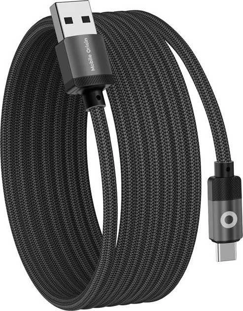 Mobile Origin Magnetinis patentuotas originalus kabelis USB-A į USB-C 1 m, juodas