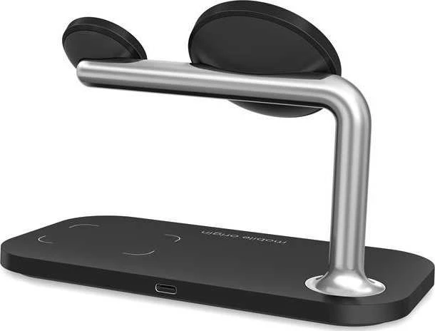 Mobile Origin 3in1 Wireless Magnetic Charger MO1, juodas