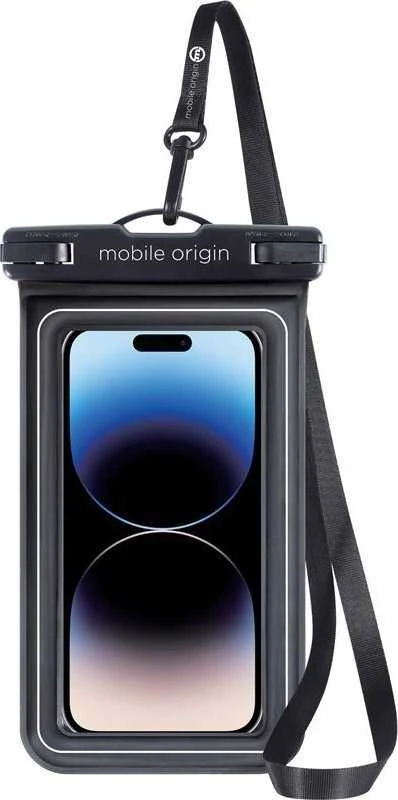 Mobile Origin Neperšlampamas plaukiojantis dėklas 6,8", juoda/balta
