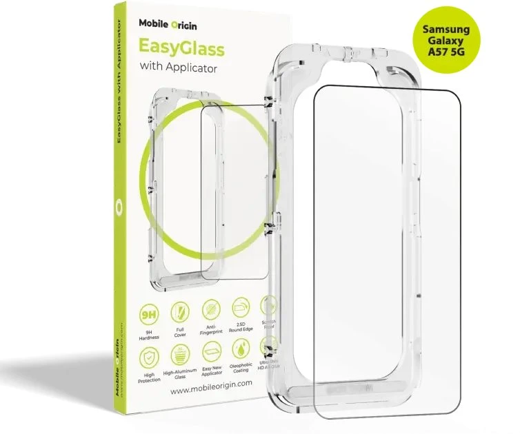 Screen Glass Protectors Mobile Origin EasyGlass su aplikatoriumi Samsung Galaxy A57 5G