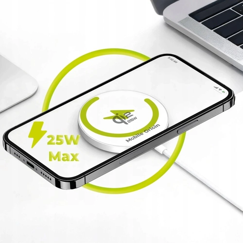 „Mobile Origin Qi2 25W“ magnetinis įkrovimo kilimėlis PW29
