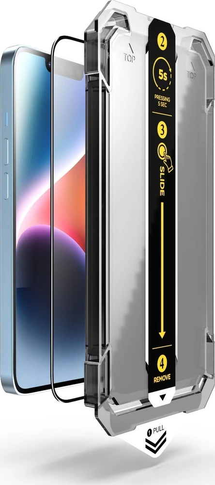 „Mobile Origin“ ekrano apsauga iPhone 16e/14/13/13 Pro su paprastu uždėjimu
