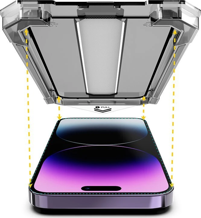„Mobile Origin“ ekrano apsauga „iPhone 14 Pro“ su paprastu uždėjimu